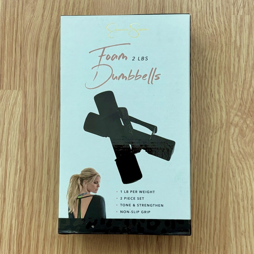 Jessica Simpson Foam Dumbbell Set 2 LBS